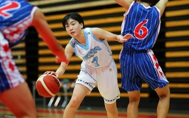 2年生ガードの岡﨑真依、土浦日大のゲームキャプテンとして広島皆実撃破の立役者に