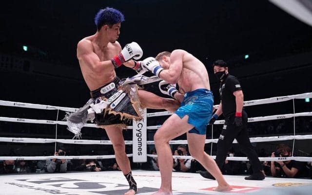 【RISE × SHOOT BOXING】原口健飛、宿敵GLORYの世界強豪に“リベンジ”V　来場した武尊と皇治に「勇気もらった」