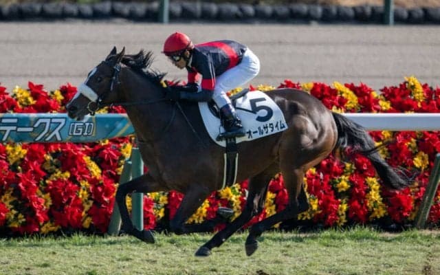 【新馬/中山5R】タイムフライヤー全妹 オールザタイムがデビューV