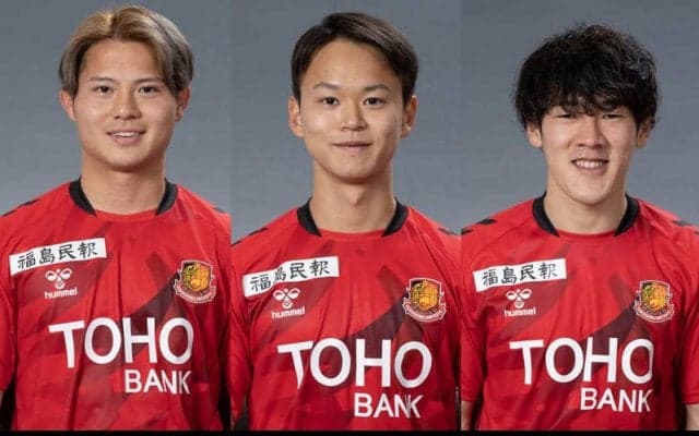 J3福島が田中康介、向井颯、雪江悠人と契約更新