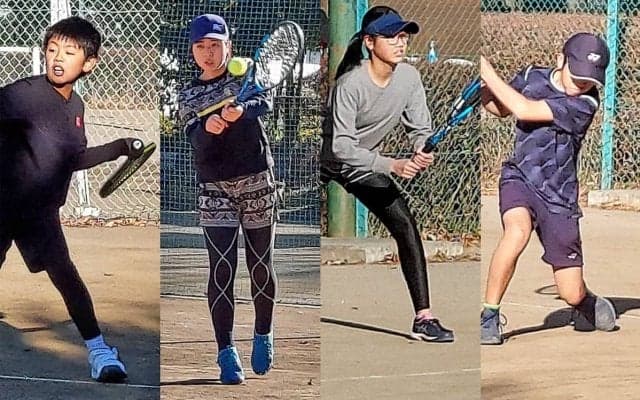 「第28回むさしの村ニューイヤージュニアテニストーナメント」大会4日目、U16女子単、U14男子単ベスト8が決定＜プレイ写真＆勝ち上がり表＞