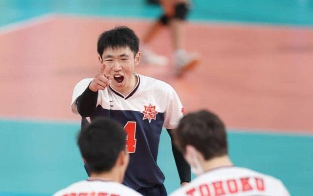東北が岡山東商に快勝　安食浩士、小山暖人の両エースが牽引／春高バレー