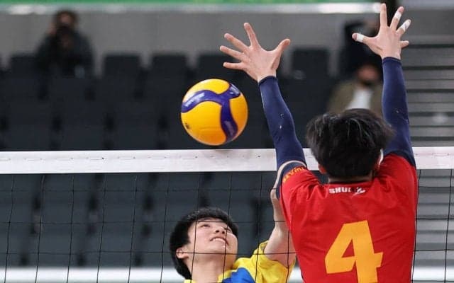 一関修紅が初戦突破　石川主将、兄に誓ったセンターコート／春高バレー