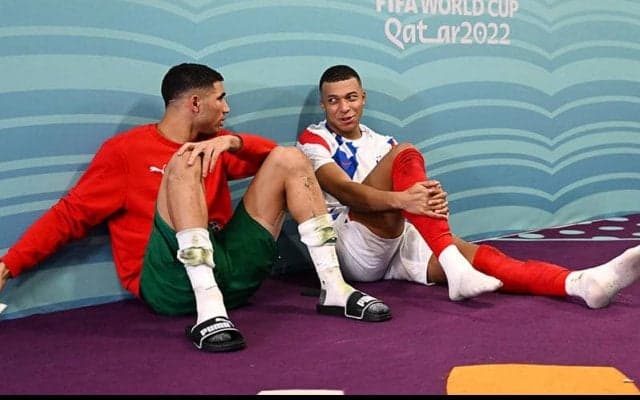 ムバッペとハキミはNBA会場でも大人気、紹介時には会場が大歓声に