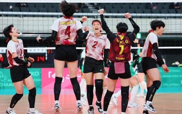 敬愛学園　粘り見せるもあと一歩及ばず　春高バレー