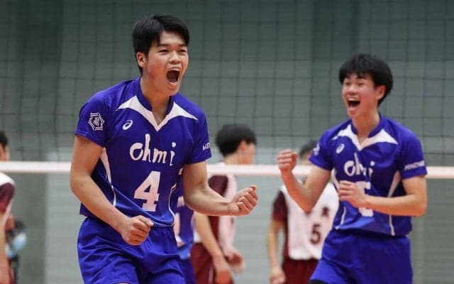 近江が早実に快勝、３回戦へ　春高バレー