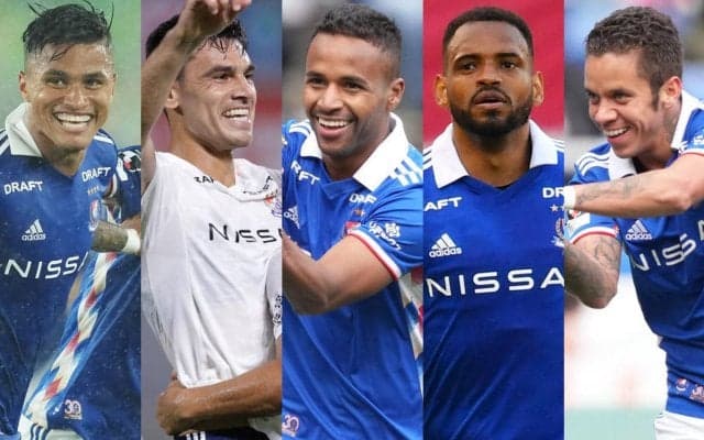 J1王者の横浜FMがブラジル人選手5名と契約更新を発表