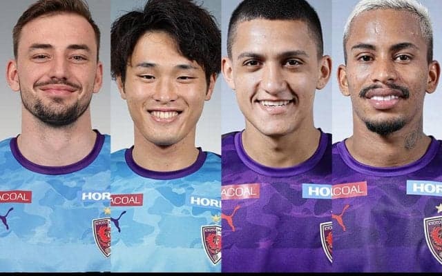 京都がマイケル・ウッドやカリウスら3選手の契約更新とパウリーニョのレンタル期間延長を発表