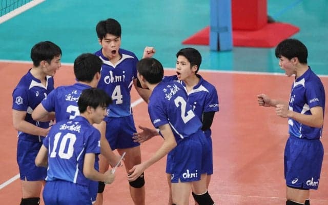 近江、準々決勝で東山に敗退　春高バレー