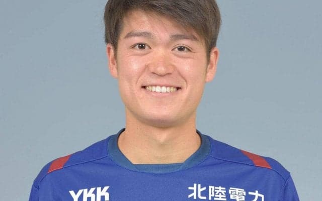 富山、大卒1年目の安光将作との契約を更新   「J2復帰の原動力に」