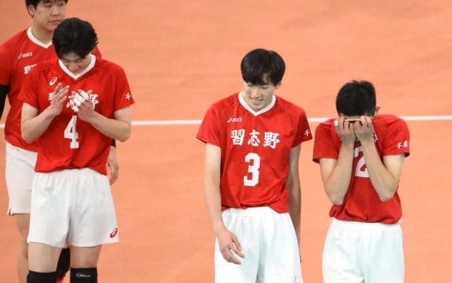 春高バレー　男子・習志野　快進撃は準決で幕