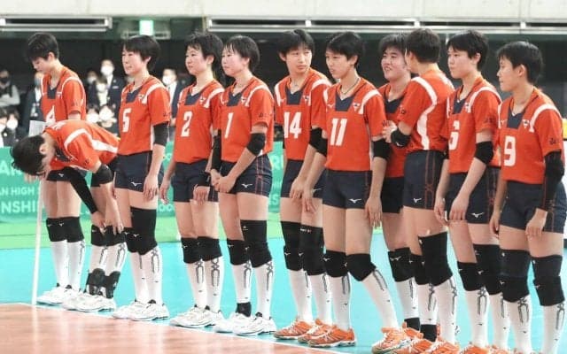 春高バレー　誠英は気持ち空回りで準優勝　フルセットで力尽きる