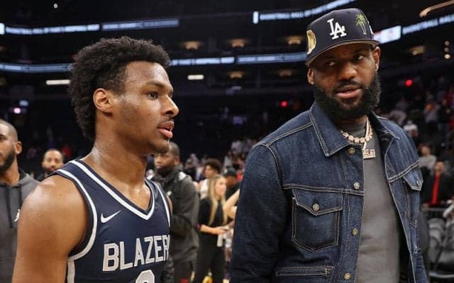 レブロンが共演を望む息子ブロニーに喝「NBAでプレーしたいならもっと努力しろ」