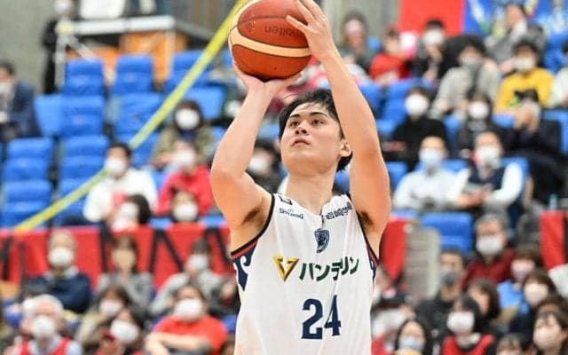 デビュー3試合目で待望の初得点…3ポイントを沈めた松崎裕樹「早く決めたかった」