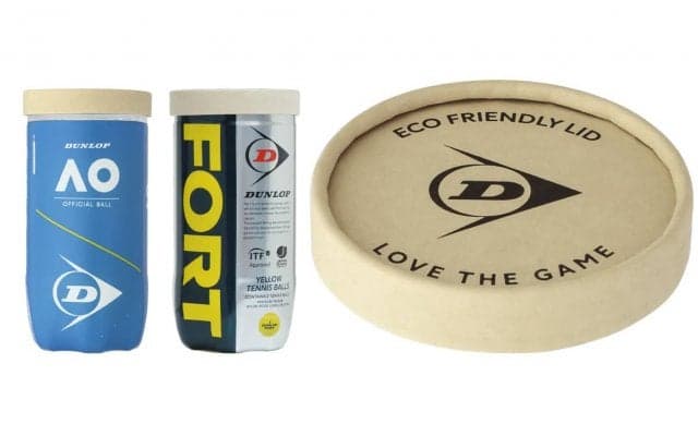ダンロップがテニスボールのプラスチック製ふた廃止などを発表