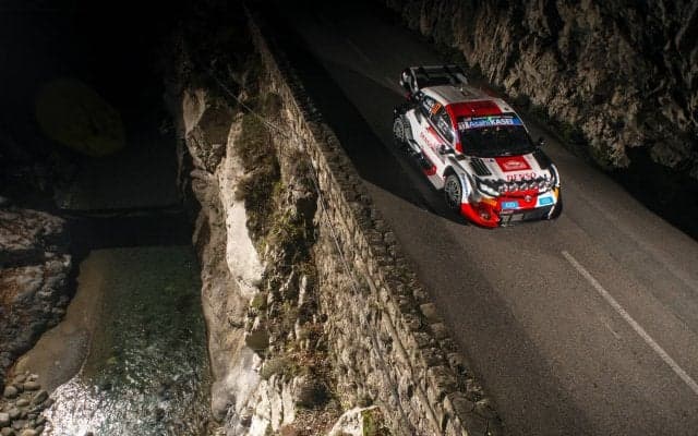 WRCモンテカルロ：初日ナイトステージはトヨタのセバスチャン・オジエがトップ、勝田はトラブルに見舞われ9番手