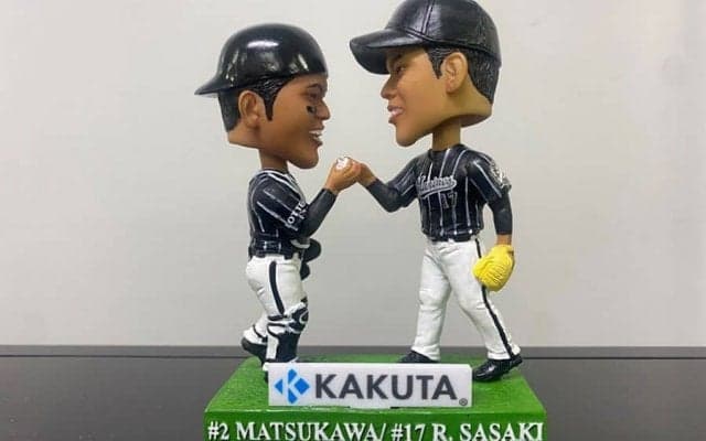 朗希＆松川…完全試合の“名場面”を人形化　4月9日にファンクラブ会員へ配布