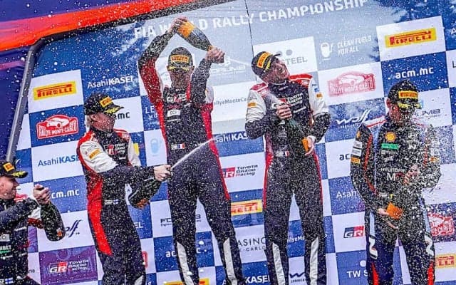 【WRC】2023年開幕戦、トヨタが1-2フィニッシュ　元王者セバスチャン・オジエが単独最多となるモンテカルロ9勝目