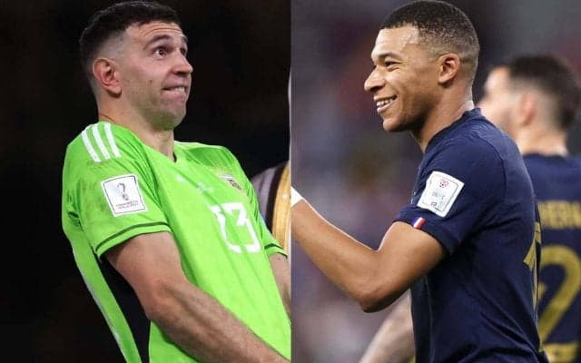 ムバッペがアルゼンチン守護神の下品ポーズを再現！W杯後に批判を集めたジェスチャーを笑いの種に
