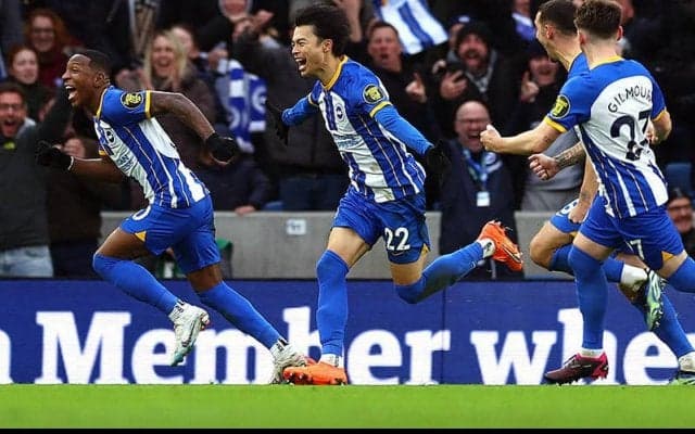 三笘薫が圧巻フィニッシュで劇的後半AT弾！　前回王者リバプール撃破で5回戦進出《FAカップ》