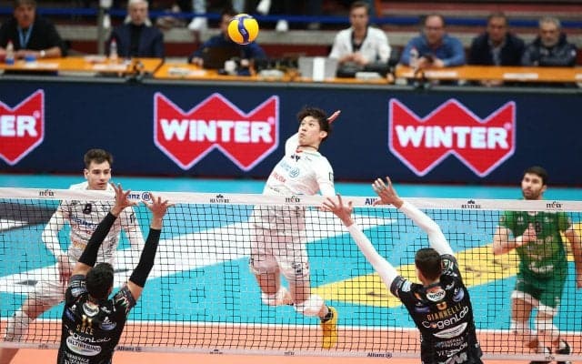 石川祐希のミラノ　首位ペルージャに敗れ連敗