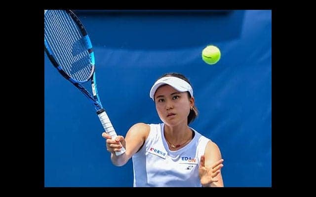 二宮真琴ペア 接戦制し初戦突破