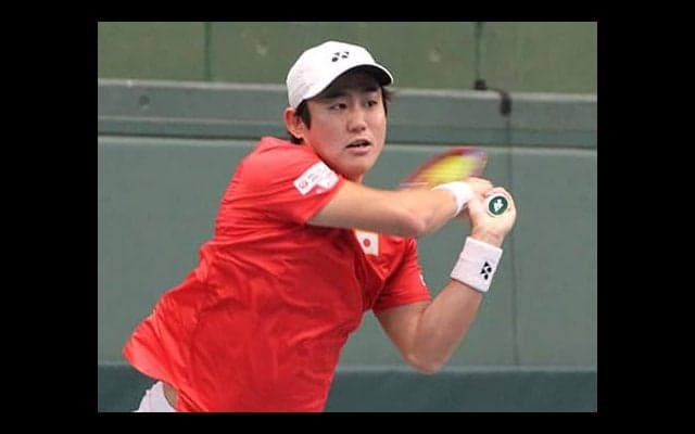 西岡良仁、完勝で日本1勝目