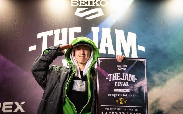 日本最高峰のブレイキンバトル「THE JAM FINAL by SEIKO」大混戦のBBOY OVER15を制したのはBBOY Steezyskee！