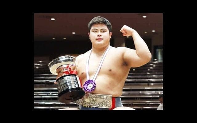 なぜ元アマ横綱がNFLに挑戦？ 花田秀虎21歳「目標は千代の富士関。もっと体をバキバキに鍛えなきゃ」