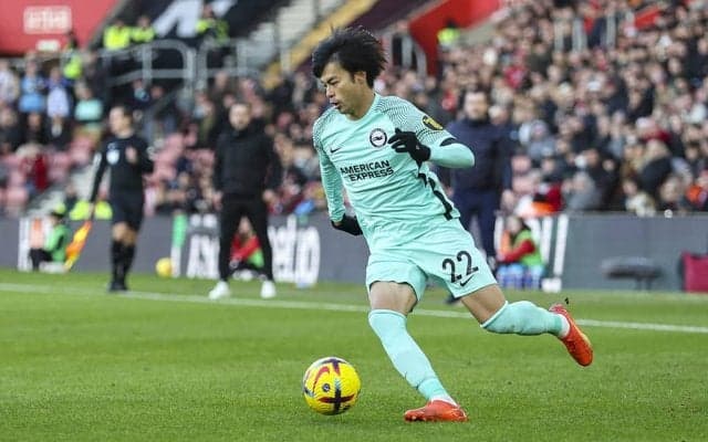 【プレミアリーグ】「プレッシャーを楽しむ」絶好調の三笘薫、公式サイトで心境語る　指揮官はノルマを“上方修正”「ミトマのゴールが必要」