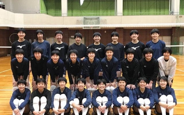 春高を棄権した就実高　金蘭会高とのエキシビションマッチに出場