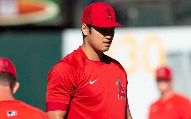 【MLB】大谷翔平、WBCへ新たな投球フォーム？　小さなテークバックでキャッチボール