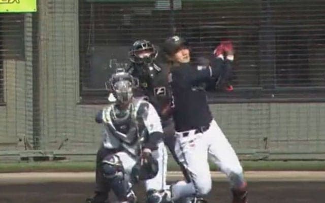 侍左腕も苦笑いの「弾道えぐ」　オリ21歳、同期粉砕の“芸術打法”が「夢しかない」