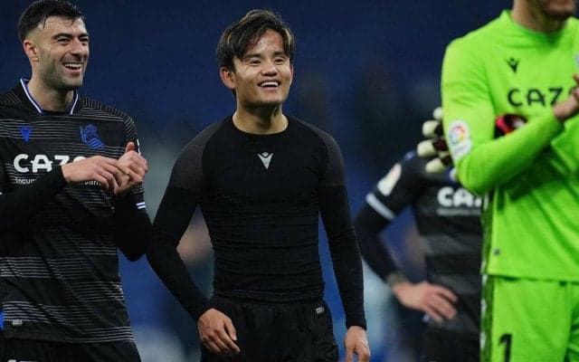 圧巻ボレーで今季4Gの久保建英、わざわざベンチまで駆け寄りハグでゴールを喜んだ仲良し選手は？