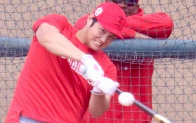 【MLB】腕を組んだだけなのに…衝撃の“太さ”　今年も巨大化、大谷翔平は「まだまだ成長期」