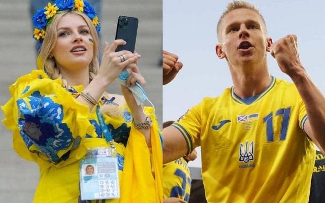 「ウクライナで最も美しいカップル」ジンチェンコと妻がバレンタインに2ショットを披露！「なんて綺麗なんだ」