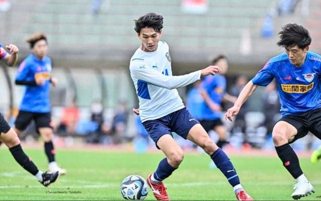 「ドリブルで自分で行く部分も作っていければ」川崎MF名願斗哉が膨らませる横浜FM戦のイメージ。さらに、山根視来と組んでの守備のやりやすさも語る【川崎・期待の新戦力(6)】