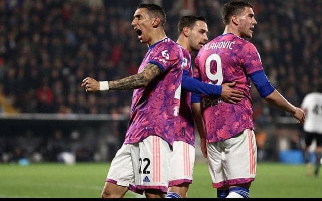 ディ・マリアのミドル弾などでスペツィアに辛勝のユベントスが3連勝《セリエA》