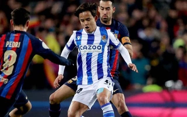 輝きを放つ久保建英にバルセロナも熱視線！欧州メディアが古巣復帰の可能性に言及「先手を打つ可能性がある」