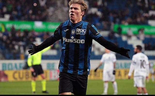 アタランタの逸材FWホイルンドにアーセナル＆マドリー関心！　ガスペリーニがハーランドと比較し称賛