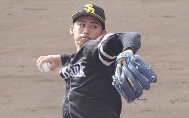 イケメンの筋肉浮き出る投球が「マジかっこいい」　鍛え上げた背中は「ボクサーみたい」