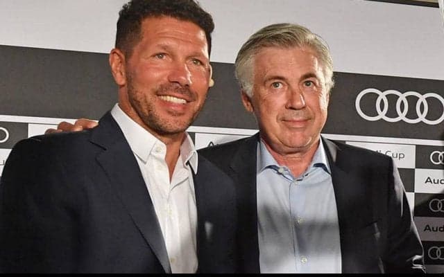 マドリード・ダービー控えるアンチェロッティがシメオネを称賛｢私から学ぶことは何もないと思うが…｣