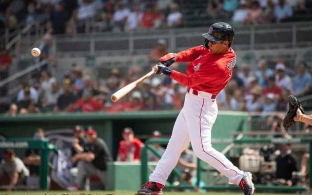 【MLB】吉田正尚、実戦デビューで1打点　米メディアも評価「逆方向へ楽に打っていた」