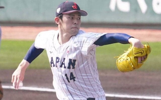 侍ジャパン白星発進…朗希が162キロ2回0封　宇田川も剛速球連発、岡本が3打点