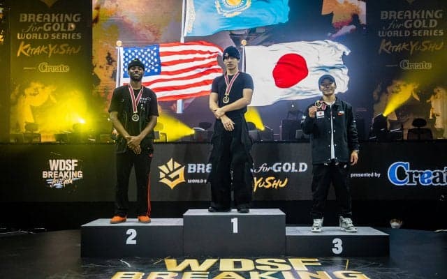 カザフスタンの Amir と中国の 671 が世界の頂点に！【WDSF Breaking for Gold World Series in 北九州 presented by Create】