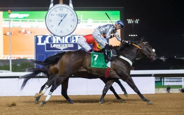 【サウジダービー】地元コミッショナーキングが接戦を制する…日本勢最先着はデルマソトガケ