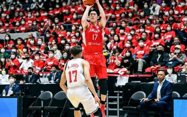日本がバーレーンに勝利、5連勝でW杯アジア地区予選終了…須田侑太郎が6本の3Pなどで20得点