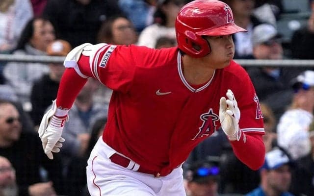 【MLB】大谷翔平、強烈中前打で2戦連続安打　2打数1安打で侍Jへ順調、3月1日に今季初登板へ