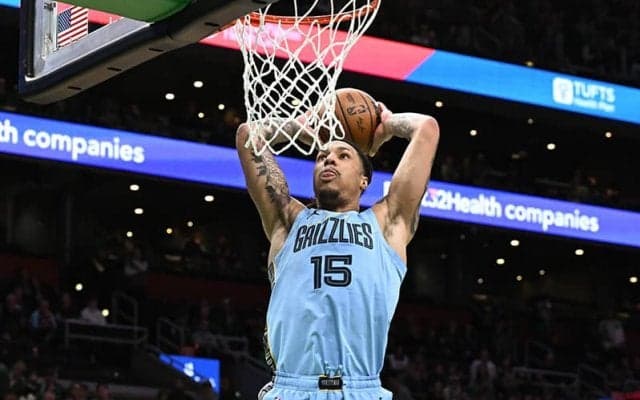 ナゲッツ戦で負傷退場したブランドン・クラーク…アキレス腱断裂で今季の欠場が発表