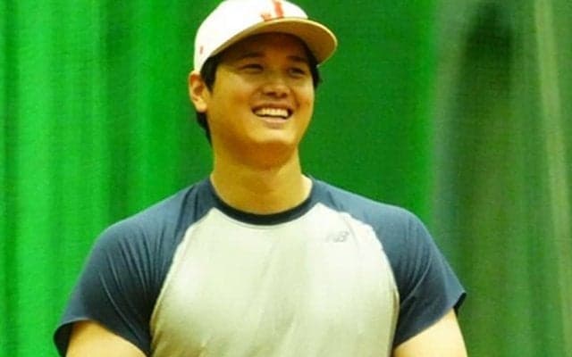 大谷翔平、衝撃のムキムキボディを披露　まるでマンガのような盛り上がった筋肉